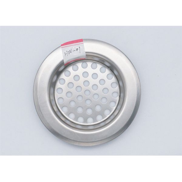 Quality Silver Stainless Steel Sink Strainer Good Filter Effect Corrosion Resistance wholesale