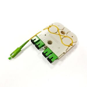 New FTTH Fiber Optic 1x4 SC APC Mini Cassette Direct Input Exclusive Design LGX