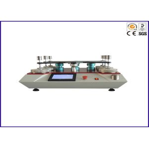 Four Heads Wear Resistance Abrasion Textile Testing Equipment , Pilling