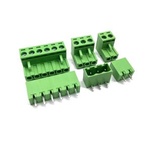 Cheap 5.08mm Pitch PCB Plug-in Screw Terminal Blocks Plug + Right Angle Pin Header With Printed Marker Service for sale