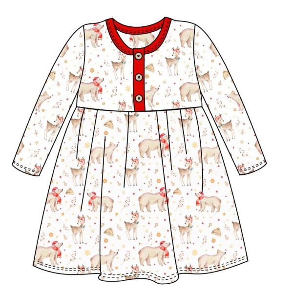 Custom newborn toddler christmas bodysuit clothes infant boy girl unisex long sleeve jumpsuit baby romper