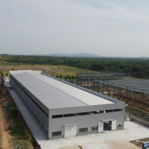 Prefabricated Steel Workshop Warehouse with 50-Year Lifespan