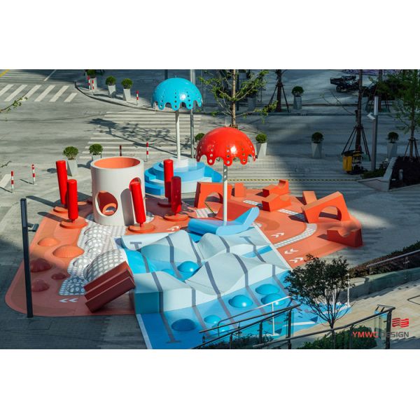 Customized Die Cutting Printing Children's Playground Equipment for Animal Theme Parks