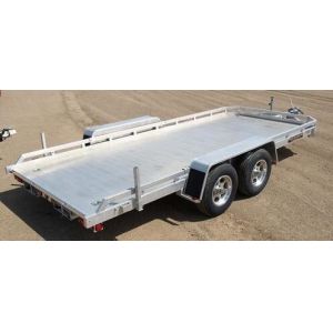 Cheap Heavy duty Single Axle Aluminum Box Trailer 7 X 4 for sale