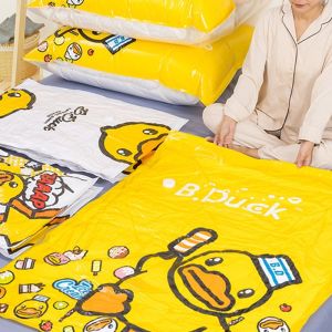 Convenient Foldable Blanket Storage Bag for Travel and Home Organization PVC