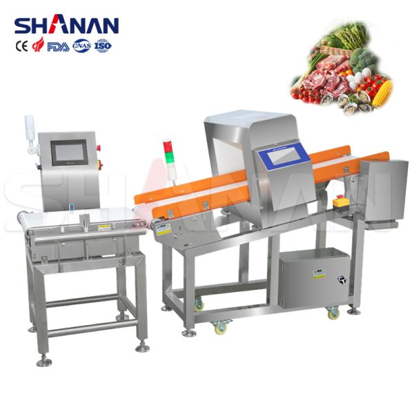 High Precision Combo Metal Detector And Checkweigher For Sliver Checkweigher