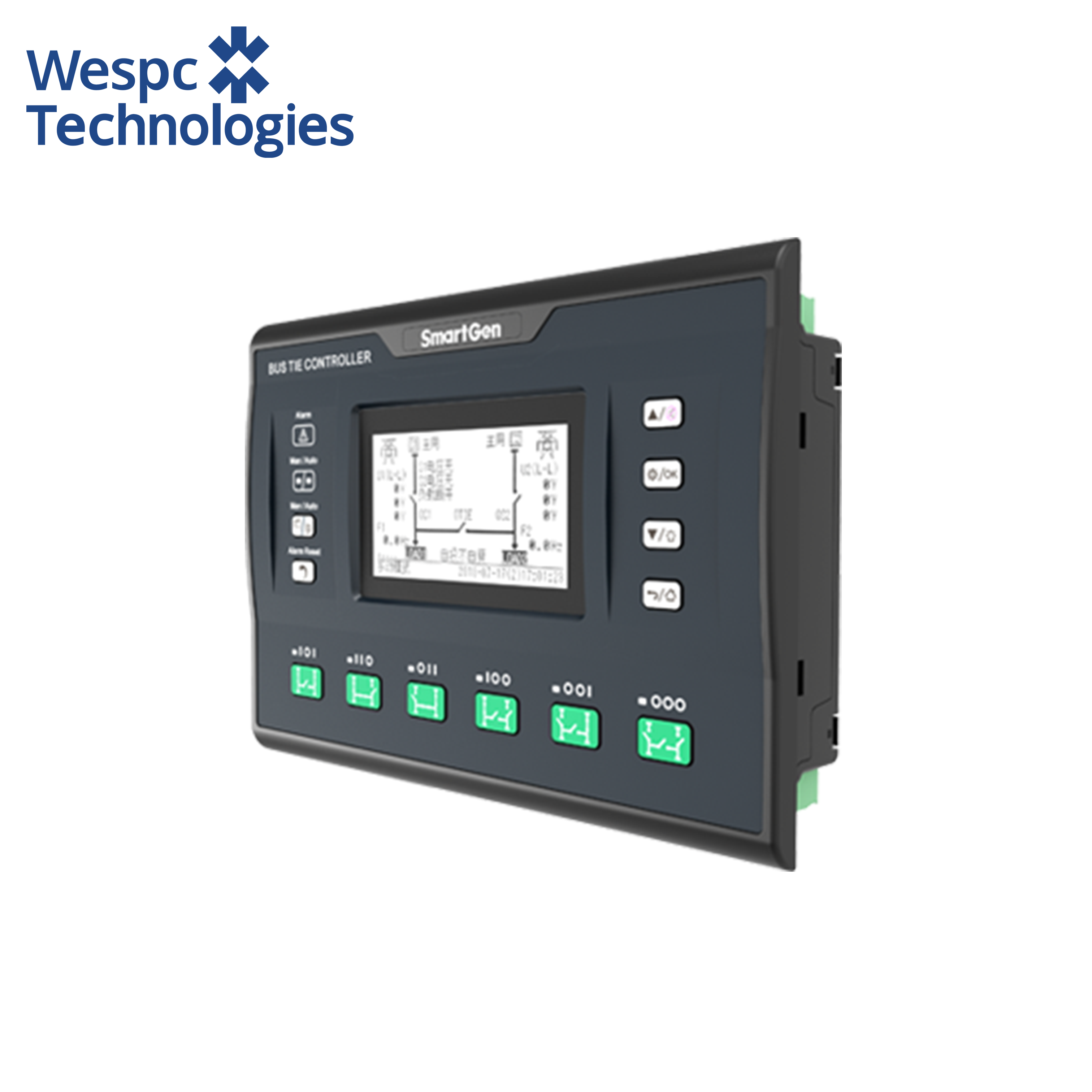 WESPC Original SmartGen HAT821 Dual Power Bus Tie Controller Auto Switch