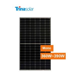 Trina 120 Cells 380w White Black Backsheet Monocrystalline Solar Panels