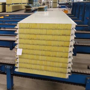 Customized Building Glasswool Sandwich Panel Insulation 1000mm Width