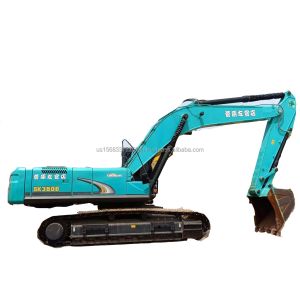 Second-hand Kobelco SK350 Excavator with 197kw Power and 1M³ Bucket Capacity in
