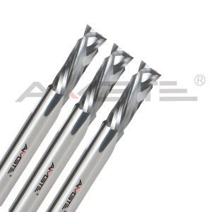 Two Flutes Carbide End Mill Cutter Customized CNC End Mills For Wood