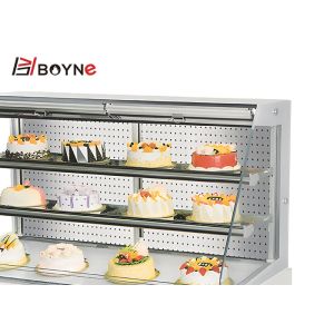 5 Layer Cake Display Case Bakery Showcase With Marble Base