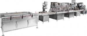 Cheap Aerosol Automatic Filling Production Line Liquid Filling Valve Inserting Machine for sale