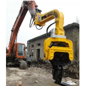 10-70 Ton Excavator Mounted Pile Hammer High Efficiency