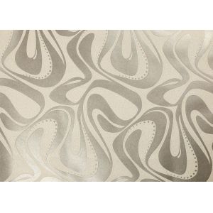 Champagne Foam Modern Removable Wallpaper With Geometric Pattern