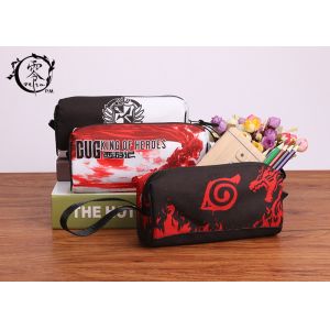 Cartoon Naruto Pencil Case Pouch Handy Wearable Canvas Pencil Wrap Case With