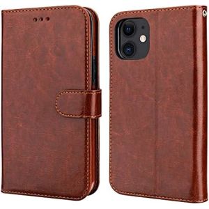 Compatible with iPhone 12/Pro wallet case with card holder PU leather stand