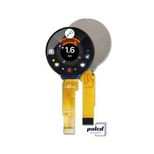 Polcd 1.28 Inch IPS Circular LCD Display 240xRGBx240 Resolution Customized TFT LCD Module for Smart Watches