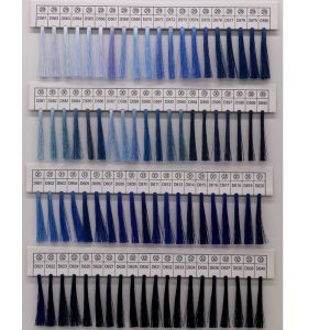 Embroidery Silk Thread Color Card Chart Sample Book 2ply 720 colors for