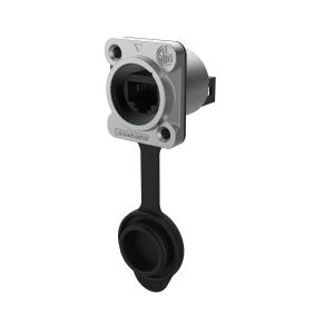 Outdoor Ethernet Chassis Connector Plug 8 Pin Signal Connector Ethernet Rj45