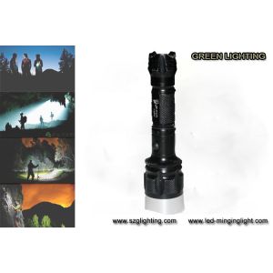 IP67 10W Rechargeable Torch Light , 25000 Lux 1200 High Lumen Flashlight