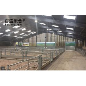 Sliding Door and Roller Door Design Q345 Metal Frame Goat/Sheep House for Cow