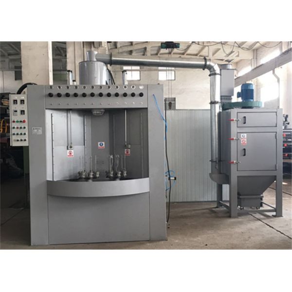 Quality 380v 50hz Automatic Sandblasting Machine , Easy Loading Sand Blasting Machine wholesale