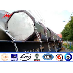 90ft 100ft 110ft Power Distribution Poles With Galvaniztion