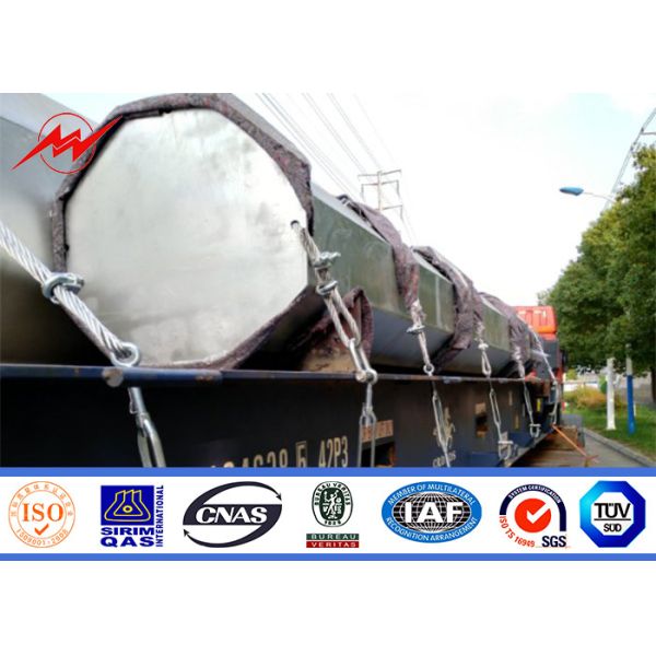 Quality 90ft 100ft 110ft Power Distribution Poles With Galvaniztion wholesale