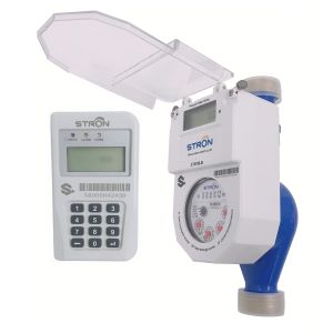 STS Prepaid Water Meter with Wireless Communication RF LoRa 12 Flow Rate and 34
