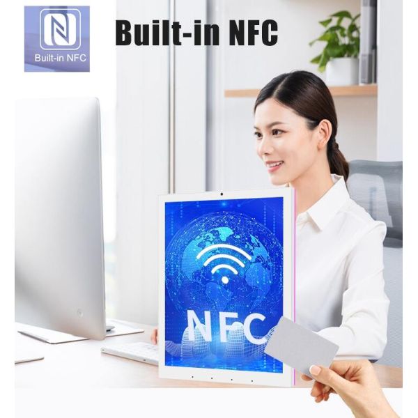 9.7 Inch RK3566 4+32GB POE NFC Wall Mounted Android 13 Tablet Smart Home Control Tablet PC with LED Light Bar