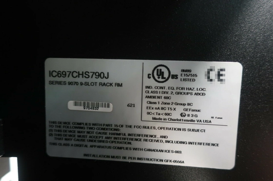 GE FANUC IC697CHS790 PLC RACK SERIES 90-70 9 SLOTS I/O MODULES