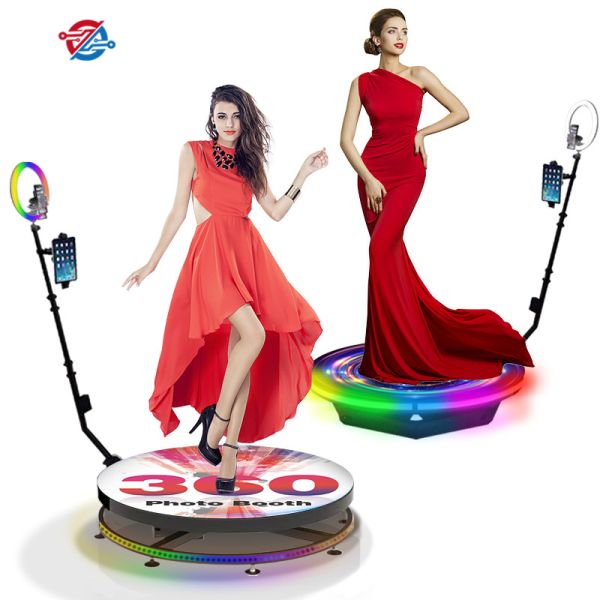 Slow Motion Selfie Video Spin Automatic Photo Booth Portable 360 Photo Booth