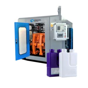 Cheap Double Heads Extrusion Blow Moulding Machine 100kg / H Plastic Bottles for sale