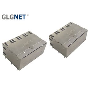 Wave Soldering 10G 2x4 Magnetic RJ45 Connector