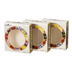 Custom Fancy Art Paper Soap Box Packaging Window Box With Artwork Printing