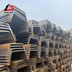 GB Standard sheet pile z type Channel Type 6m 9m 12m Length