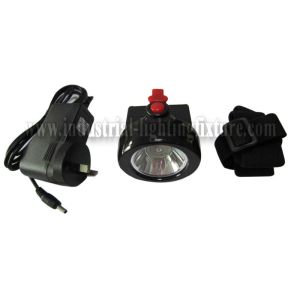 Cordless 4.2V LED Industrial Miners Cap Lamp Long Life KL2.5LM With 90 Degree