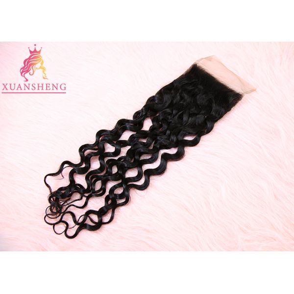 Quality 10A Grade 100% Virgin Unprocessed 5*5 Lace Closure Hair Italian Curly Texture wholesale