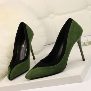 ZM004 9628-13 New Style Wedding Shoes Pointed Toe Shallow Mouth Color Matching