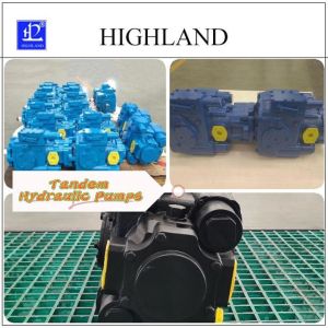 Black Variable Displacement High Pressure Piston Pump Industrial Applications
