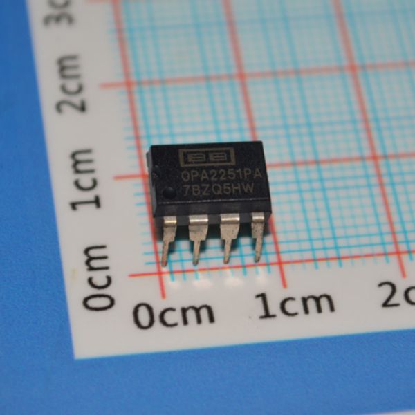 OPA2251PA Precision Dual Op Amp with 10MHz Bandwidth Low 0.5μV/°C Drift 1.1μVpp