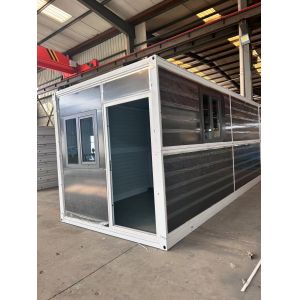 Cheap Flat Pack Folding House with Ground Live Load 2.0KN/㎡ Outer Dimensions 5800*2400*2896mm and Package 40HQ for sale