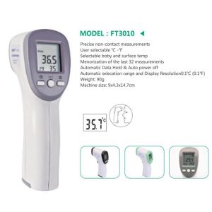 Non Contact Forehead Thermometer , Body Temperature Theromometer Perfect For