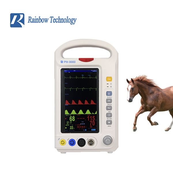 Quality 7 Inch Veterinary Monitoring Equipment Pathological Analysis Multi Parameter 1.5KG wholesale