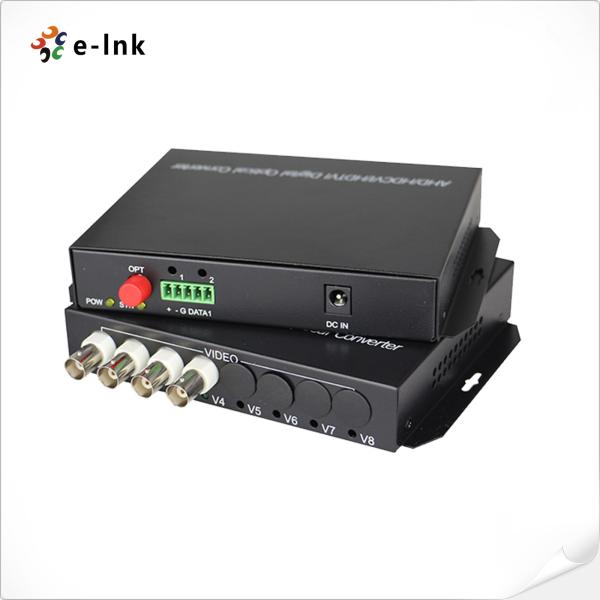 Quality 4 Channel HD-Video over Optical Fiber Transmitter and Receiver with Transmission technology wholesale