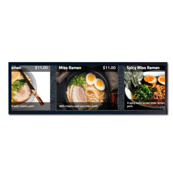 24.5 Inch Bar LCD Panel With LVDS Interface Colorful IPS TFT LCD Bar Screen
