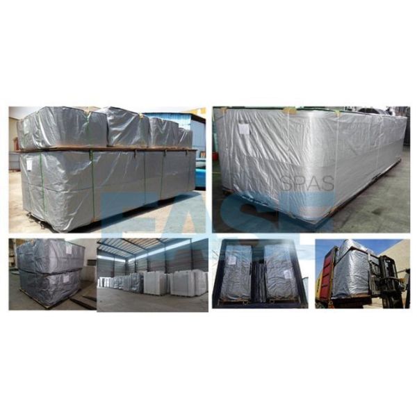 Luxury 6 Persons Hot Tubs For Outdoor Acrylic Spa Pools With Massage Function Jacuzzier Swim Spa For Family