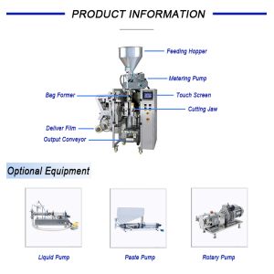 Fully Automatic PLC-Controlled Vertical Packaging Machine for Food Liquid