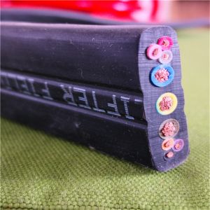 Cheap Echu cable factory, Flat Traveling Cable for Lifter, Flat Crane Cables for sale